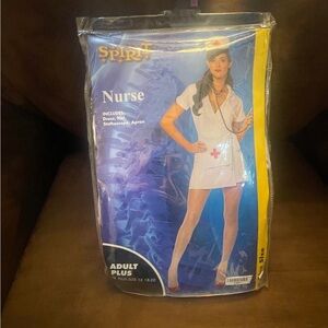 Spirit Nurse Costume with Red Cross